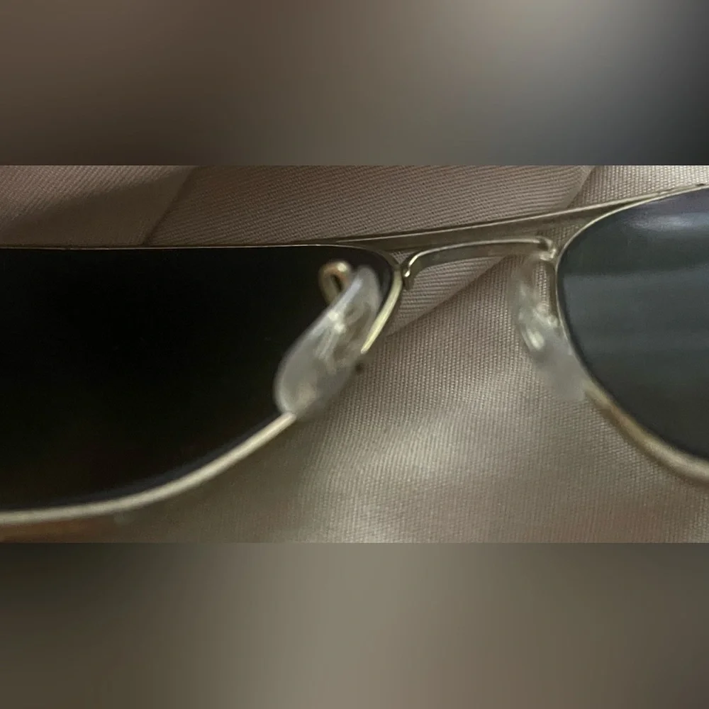INFLIGHT Pilot Black Gold Sunglasses Aviator Vintage Double Bridge Celebrity